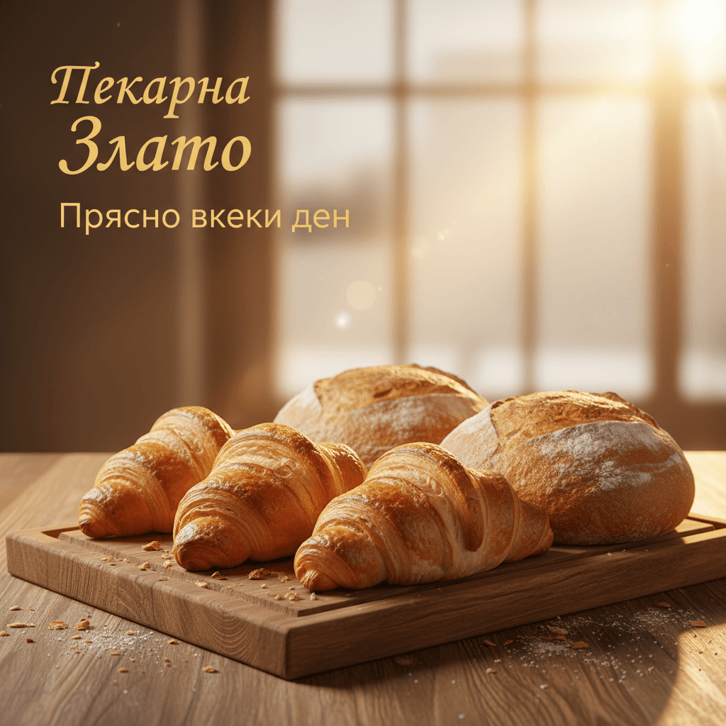 Пекарна Злато реклама